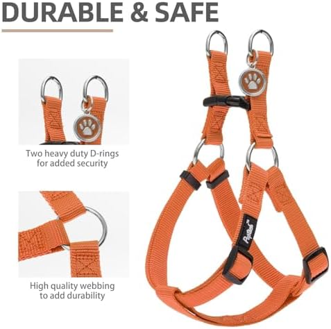 PUPTECK No Pull Dog Harness Small Sized Step-in Adjustable Puppy Vest