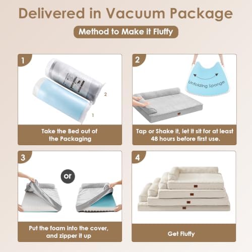 EHEYCIGA Large Dog Bed Memory Foam