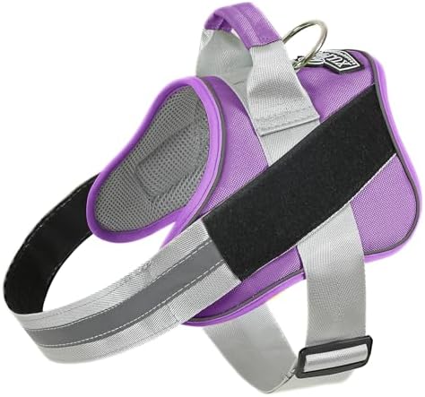 Bolux Dog Harness, No-Pull Reflective Dog Vest, Breathable Adjustable Pet