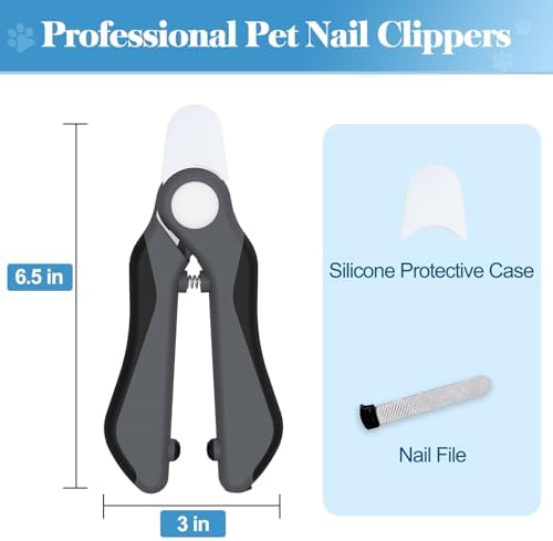 Swihauk Heavy Duty Dog Nail Clippers and Trimmers, Professional Pet Nail