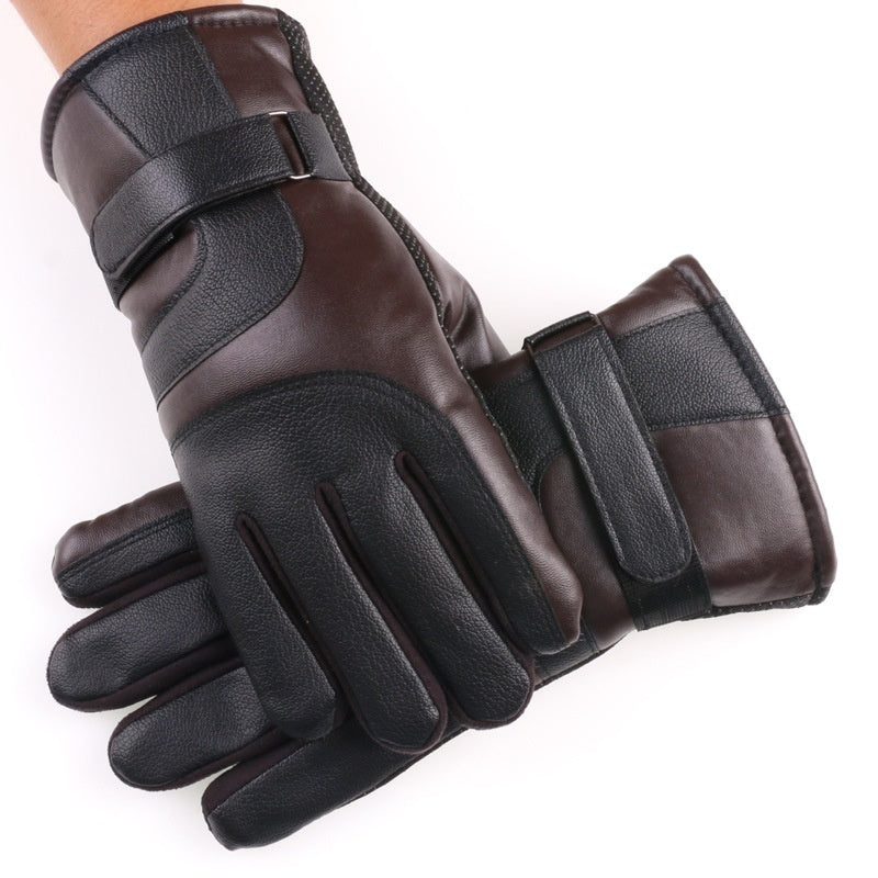 Mens Winter Cotton Gloves For Outdoor Sports And Cycling