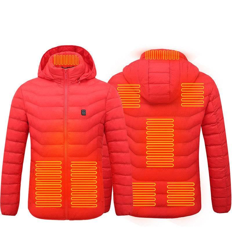 USB Electric Heated Jacket, 3+2 Heating Zone Cover The Upper Body
