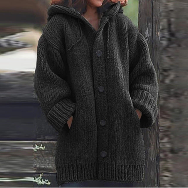 Warm sweater coat