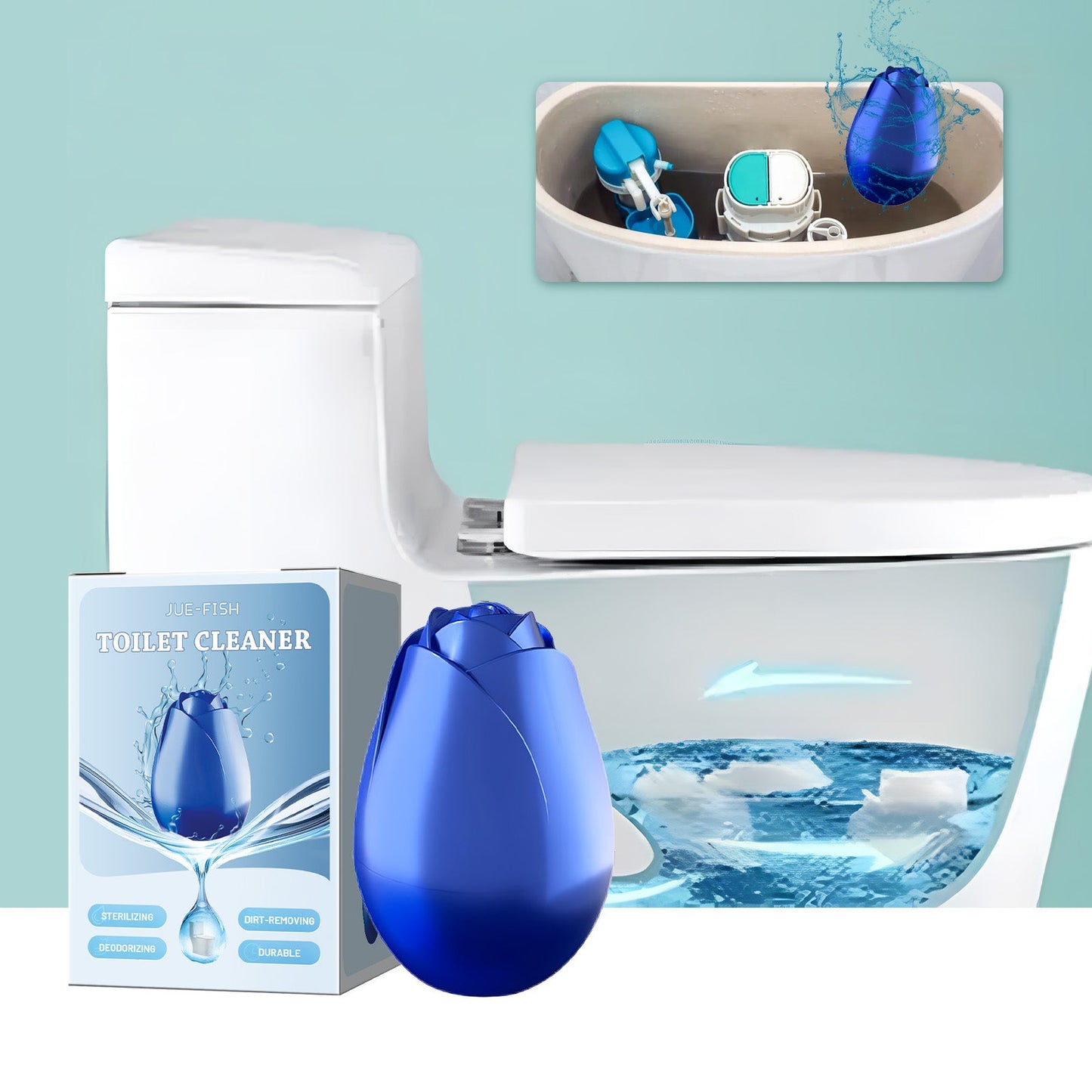 Toilet Cleaner, Household Bathroom Toilet Decontamination Descaling Fragrant Clean Toilet Deodorant Agent
