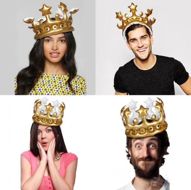 Birthday gift crown inflatable toy