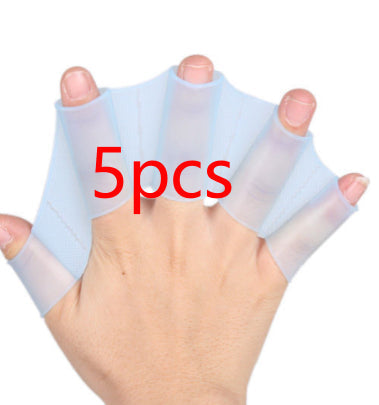 1 Pair Unisex Frog Type Swimming Girdles Hand Flippers Palm Webbed Gloves Paddle