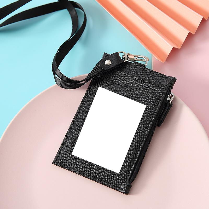 Card Holder Neck-hanging Coin Purse Multiple Slots Simple Holder