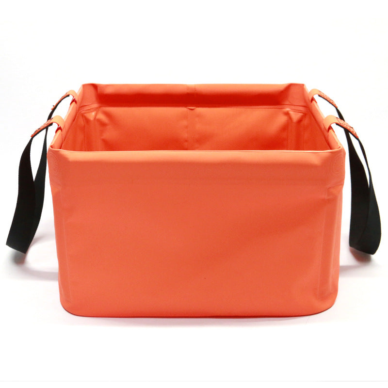 Square Fishing Bucket Folding Outdoor Waterproof