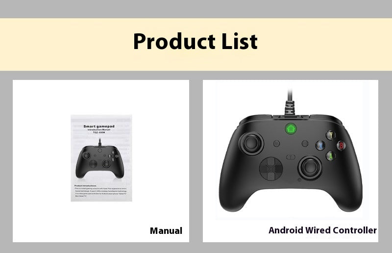 Six-in-one Handle Of Wired Game Console Supports Macro-defined Programming