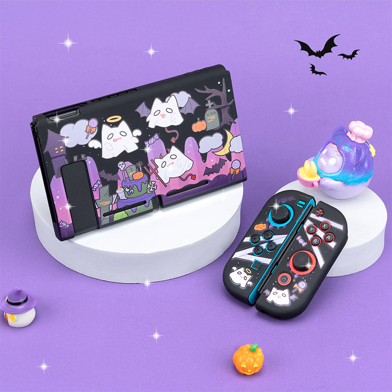 NS Game Soft Shell Case Cute Demon Stand