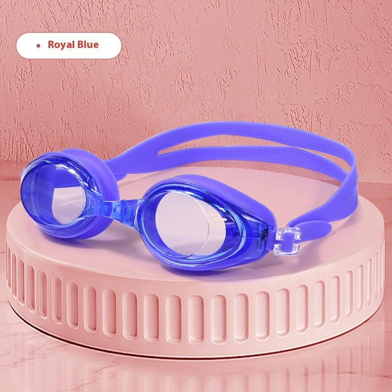 Plain Light Swimming Glasses HD Anti-fog Waterproof Professional Comfortable Big Frame Not Tight