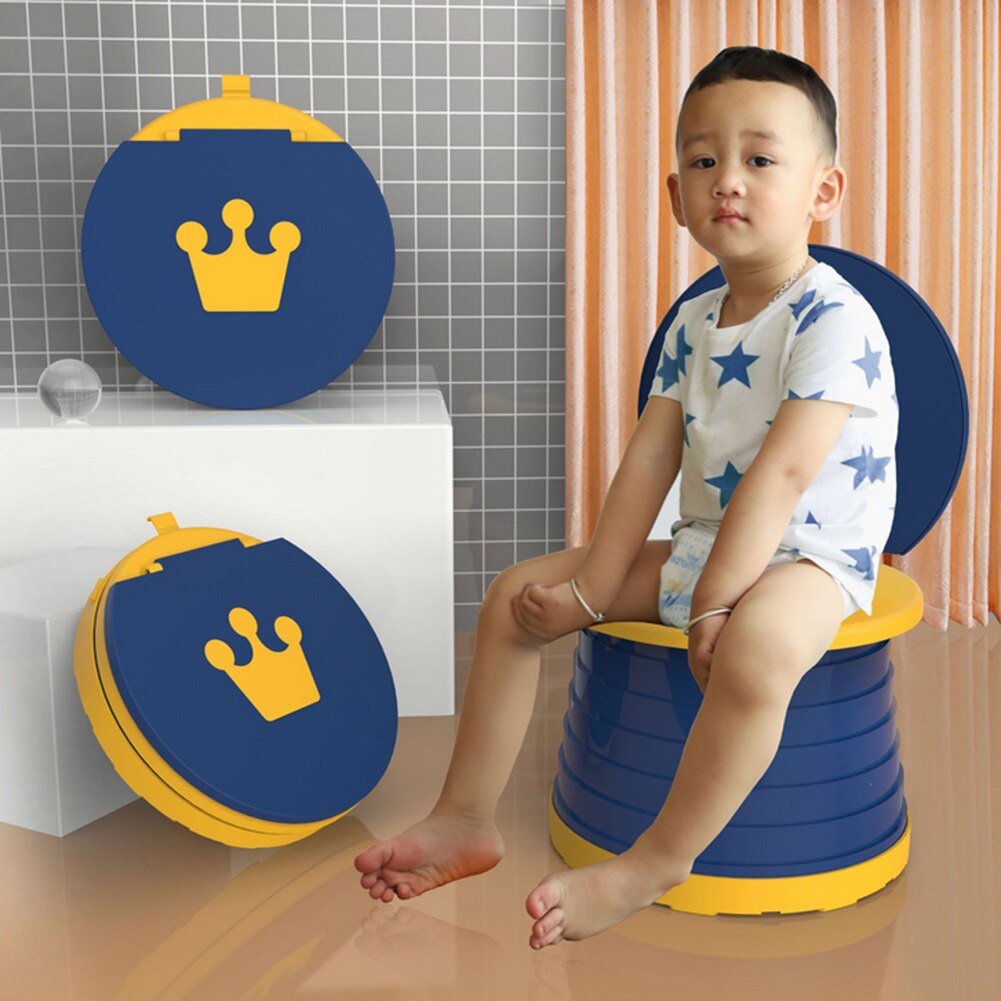 Lightweight Kid Toilet Potty Toilet Seat Children Travel Potty Training Seats Adjustable Cleanable Folding Pots