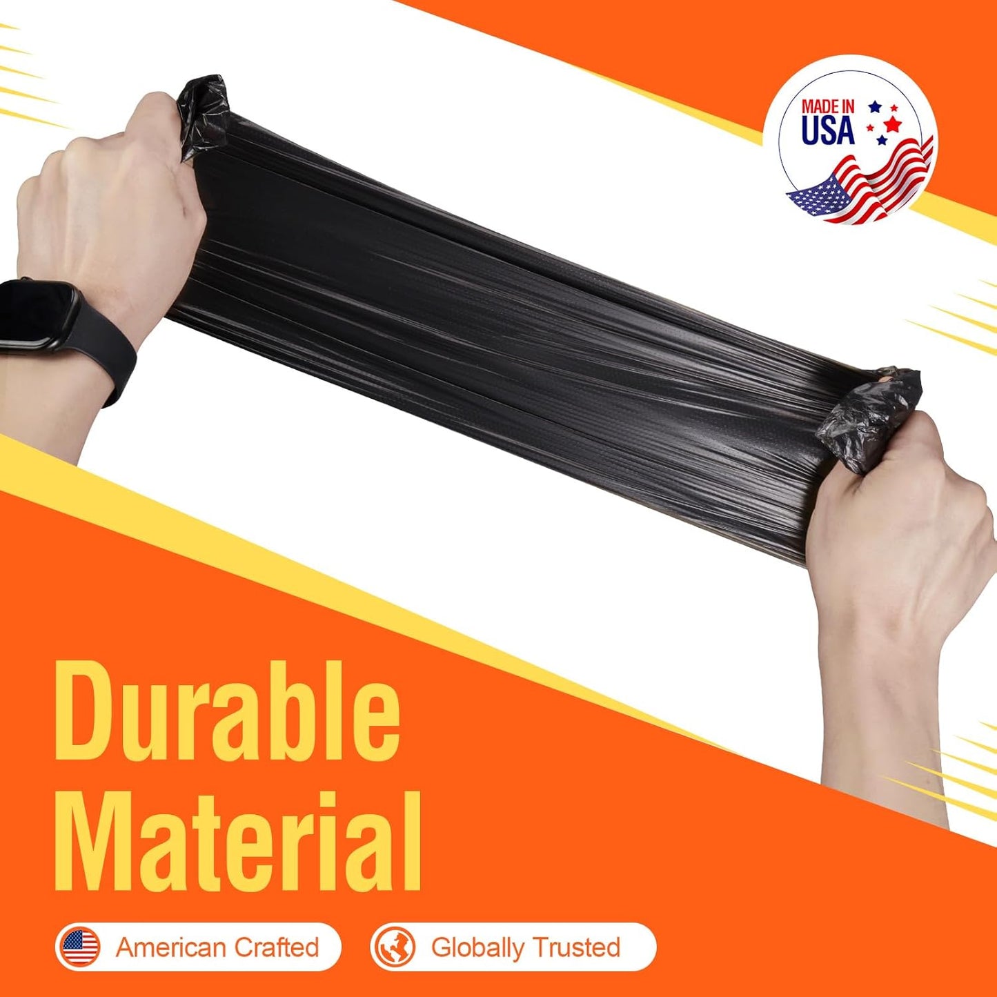 55-60 Gallon Trash Bags 100 Count 0.9Mil | 100 Pack Wholesale