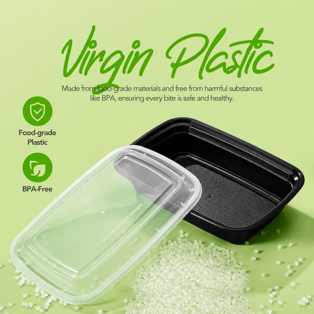 50 Pack 16OZ Meal Prep Containers Wholesale