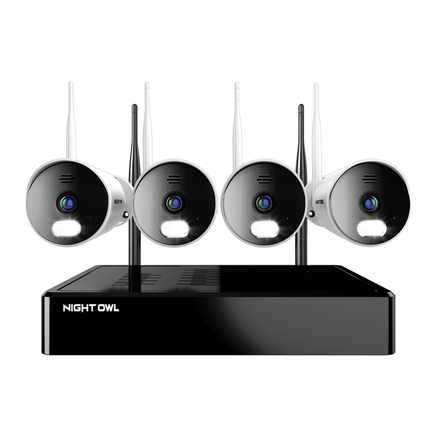 Night Owl 10 Channel 4K Wi-Fi NVR with 1TB Hard Drive (WM-BTWN81-2-4L) White (NEW)