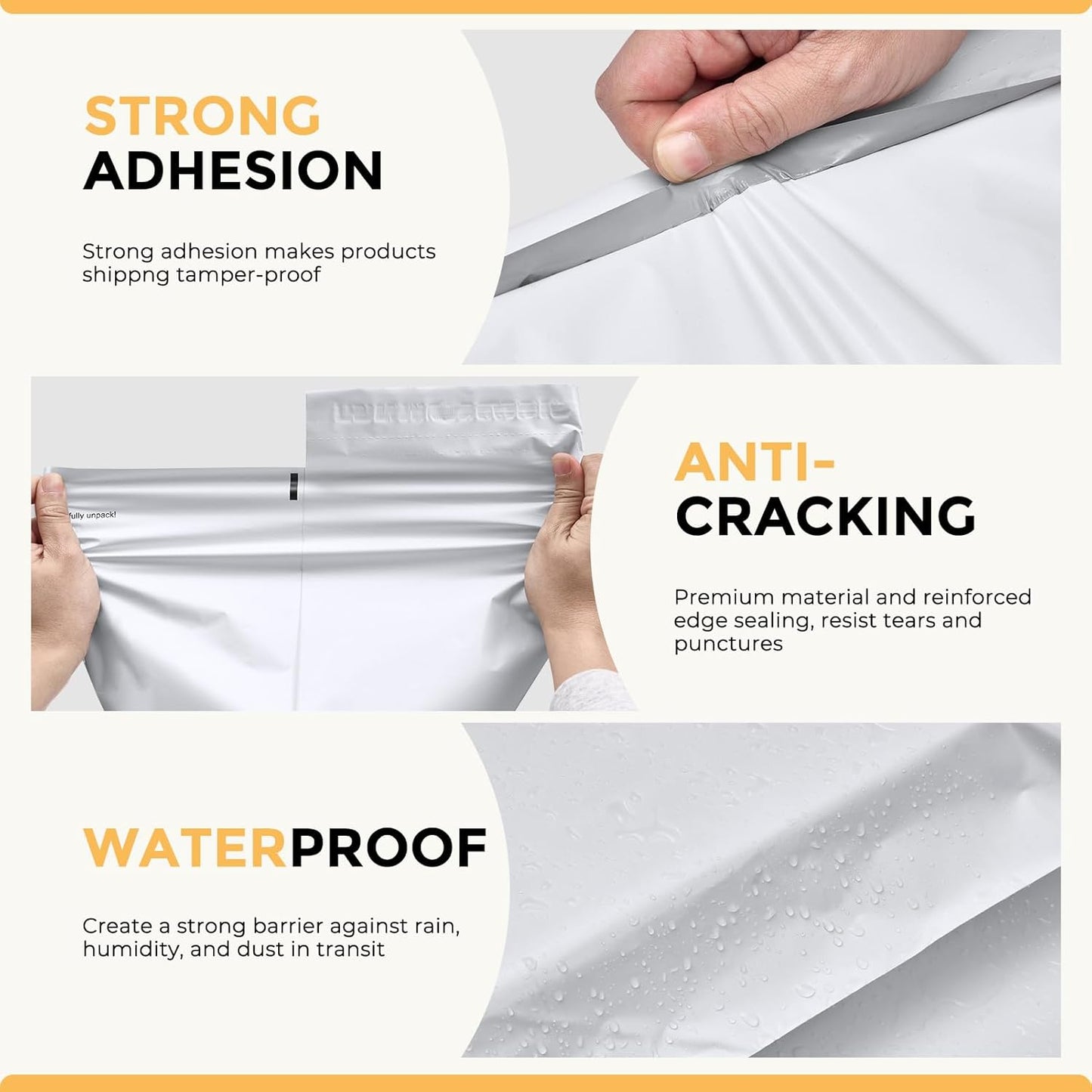 19x24 Inch Poly Mailers with Tear Strip 500pack