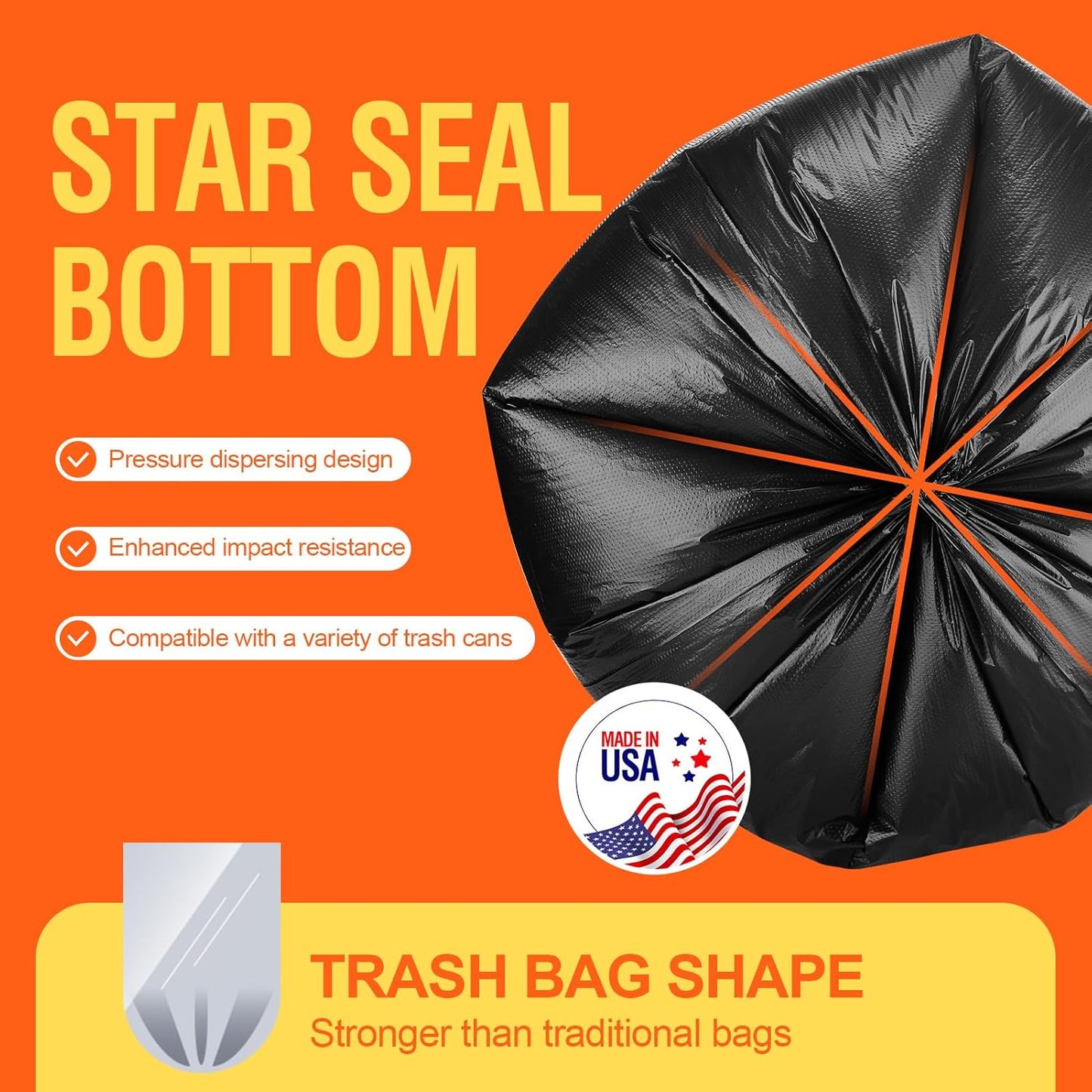 30-33 Gallon Trash Bags 250 Count