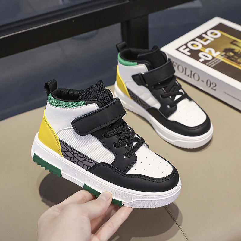 Children's Sneakers High-top Boys' Sports Casual Shoes