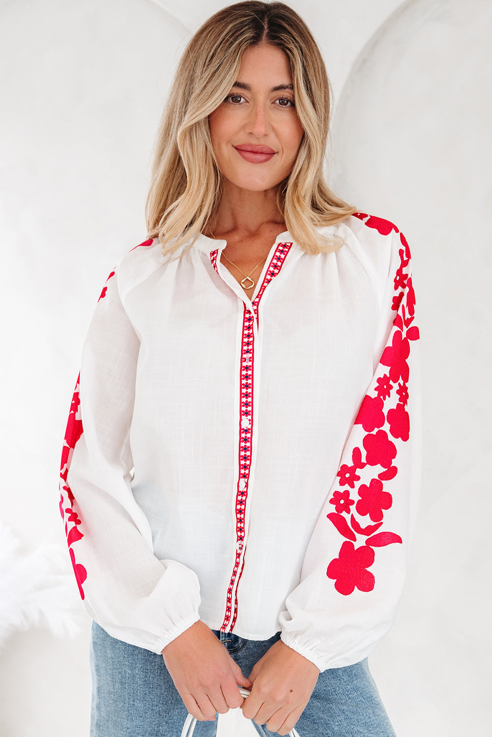 Karibella Sleeve Casual Shirt Long Sleeve Top