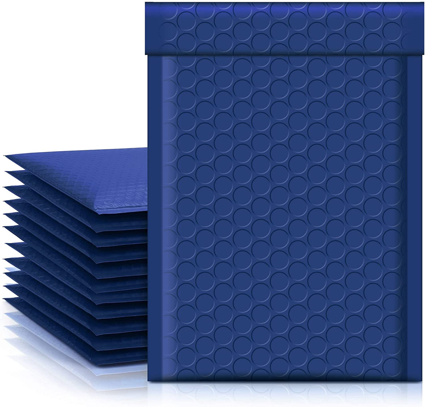 4x8 Bubble Mailer Padded Envelope  #000 | Usable Size 4x7" | Navy Blue