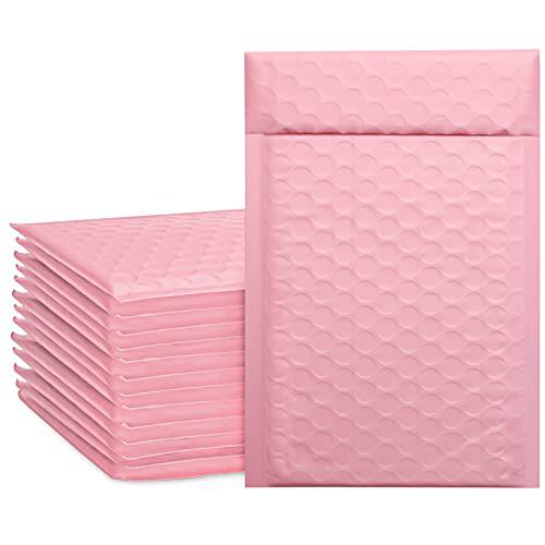 4x8 Bubble Mailer Padded Envelope  #000 | Usable Size 4x7"| Sakura pink