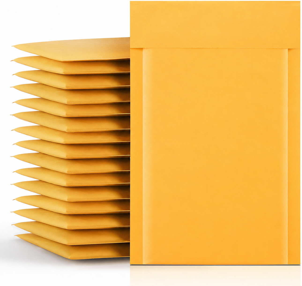 4x8  Kraft Bubble Mailer Padded Envelope  #000 | Usable Size 4x7" | Yellow