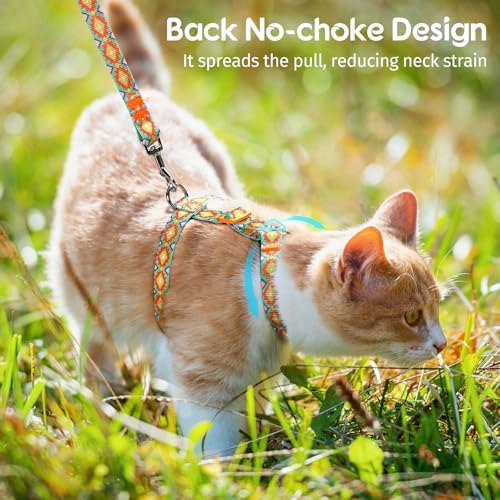 Dooradar Cat Harness and Leash Set, Adjustable Pet Straps