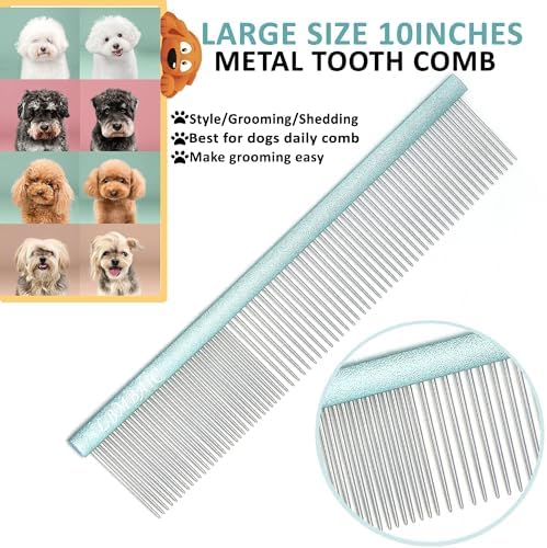 10inches Large Dog Metal Grooming Combs