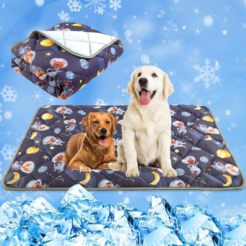 Paw Legend Dog Cooling Mat for Large Dogs 40" x 55", Pet Cooling Pad Blanket