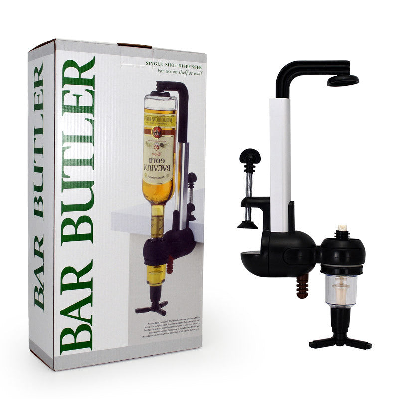 Clip-on single-head wine pourer
