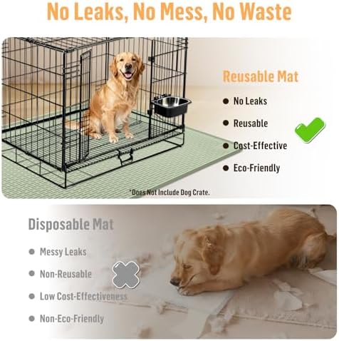 Silicone Dog Bed Mat 40"x 40" Crate Mat