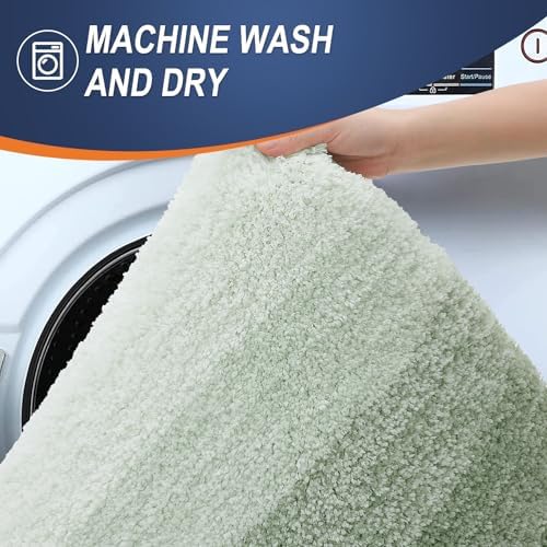 OLANLY Large Bathroom Rugs 44x32, Extra Soft Absorbent Microfiber Bath Rugs