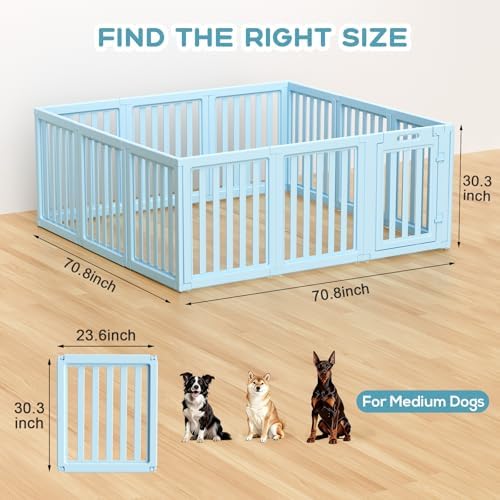 Dog Playpen Indoor, Puppy Playpen, 12 Panels