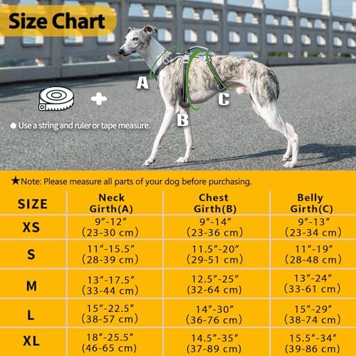 Huntboo Escape Proof Dog Harness, Secure Dog Harness No Escape, Fully
