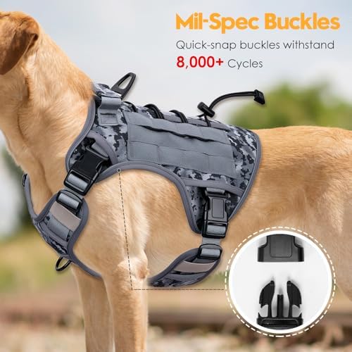 Heavy-Duty Tactical Dog Harness