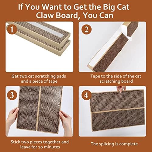 HappyFree SX Double-Sided Cat Scratch Pad: Premium Indoor Cat Scratcher