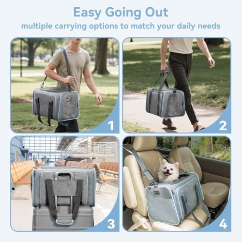 Petsfit Large Double Expandable Cat Carrier