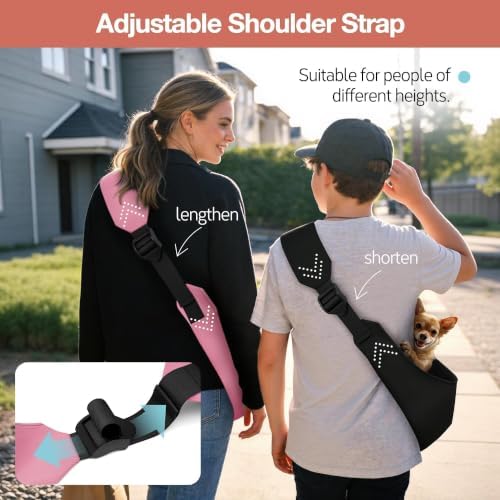 YUDODO Adjustable Dog Sling Carrier