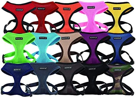 Puppia Soft Dog Harness No Choke Over-The-Head Triple Layered Breathable Mesh