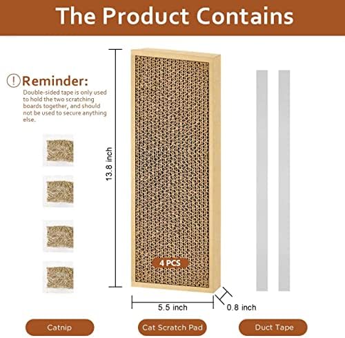 HappyFree SX Double-Sided Cat Scratch Pad: Premium Indoor Cat Scratcher