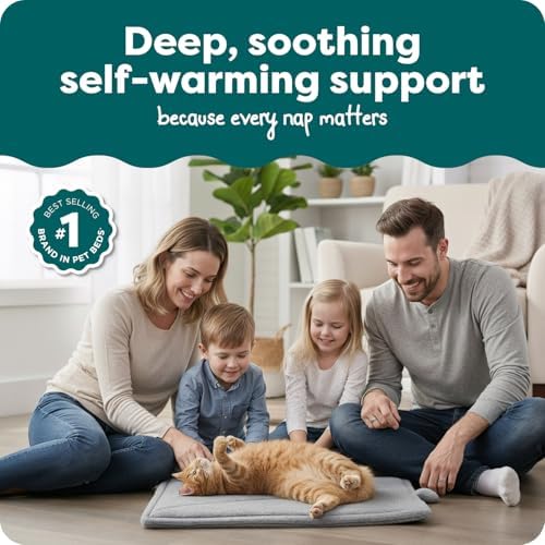 FurHaven ThermaNAP Self Warming Cat Mat, Dog Bed