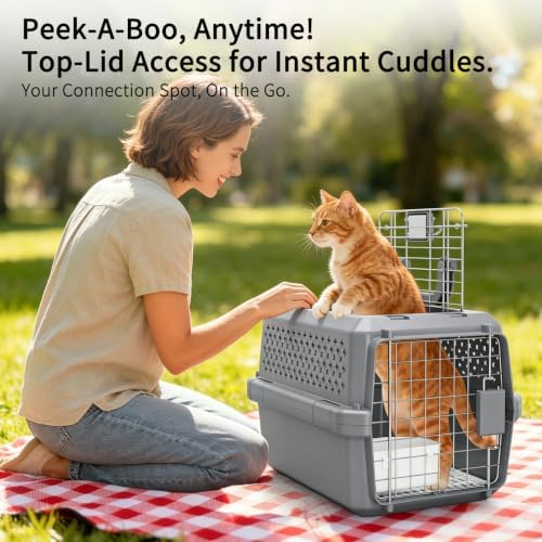 RIZZARI Pet Carrier Travel Kennel: Classic Design