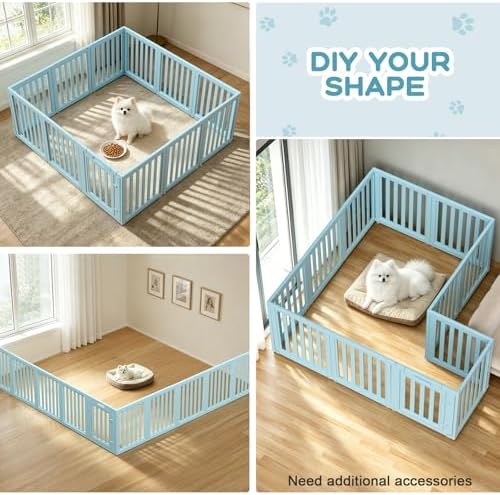 Dog Playpen Indoor, Puppy Playpen, 12 Panels