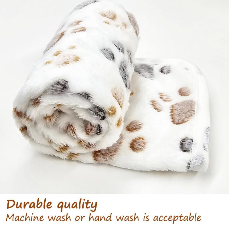 1 Pack 3 Blankets Fluffy Premium Fleece Soft Pet Blanket Flannel Throw