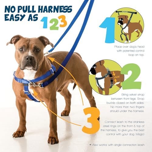 2 Hounds Design Freedom No Pull Dog Harness, 1 inch MD