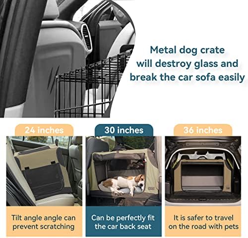 PETSFIT Travel Dog Crate, Soft Dog Crate