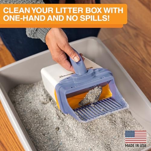 Neater Pet Brands Neater Scooper XL Cat Litter Scoop, 195 Refill Bags –