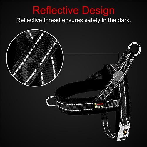Plutus Pet No Pull Dog Harness for Large Dogs, Breathable Mesh Padded