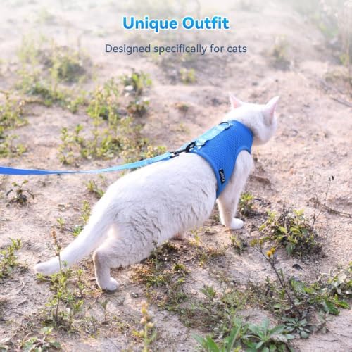 Cat Harness and Leash Set for Walking Escape Proof