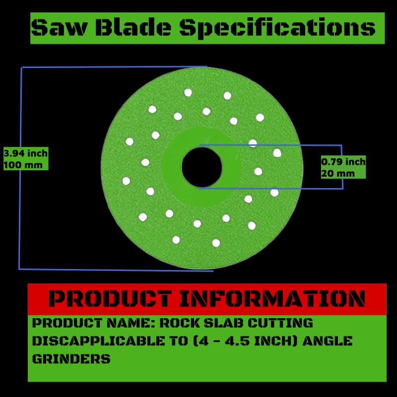 Cutting Unlimited QGP-4PCS 4-Inch Diamond Cutting Discs, 4-Pack